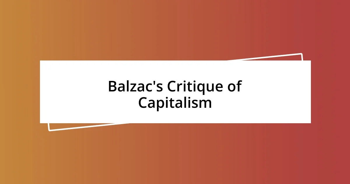 Balzac