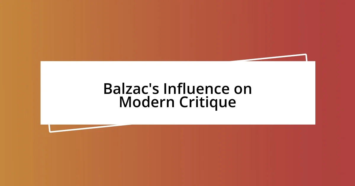 Balzac