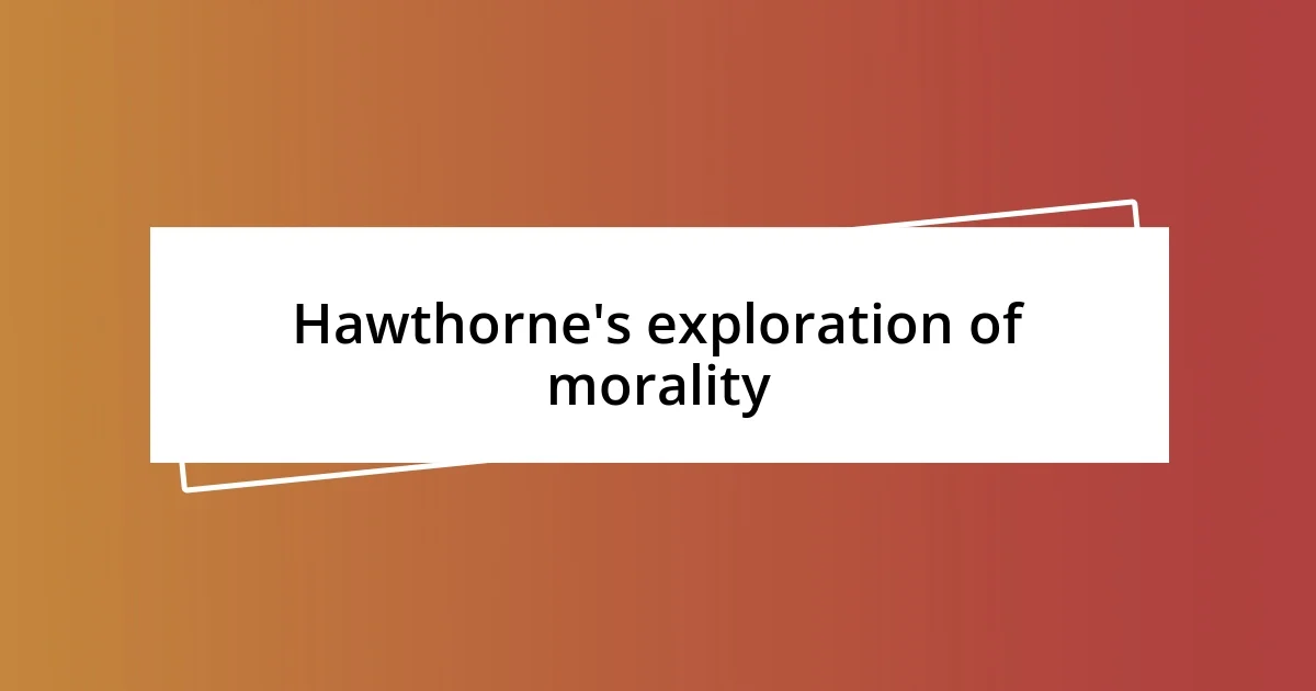 Hawthorne